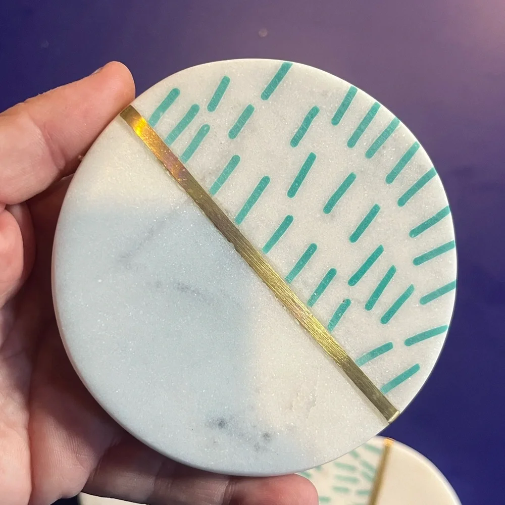 Marble Coasters Set of 4